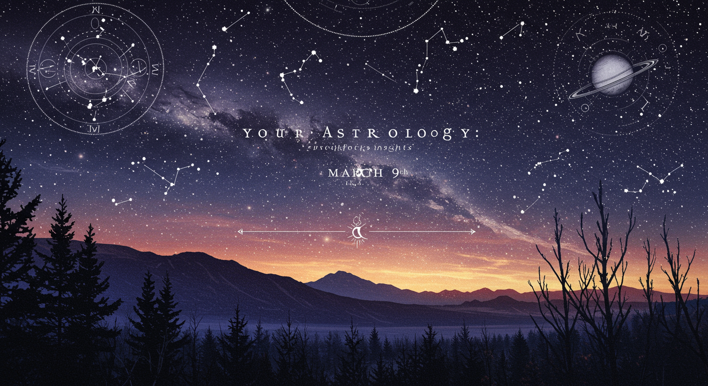 Your Astrology: March 9th Insights
