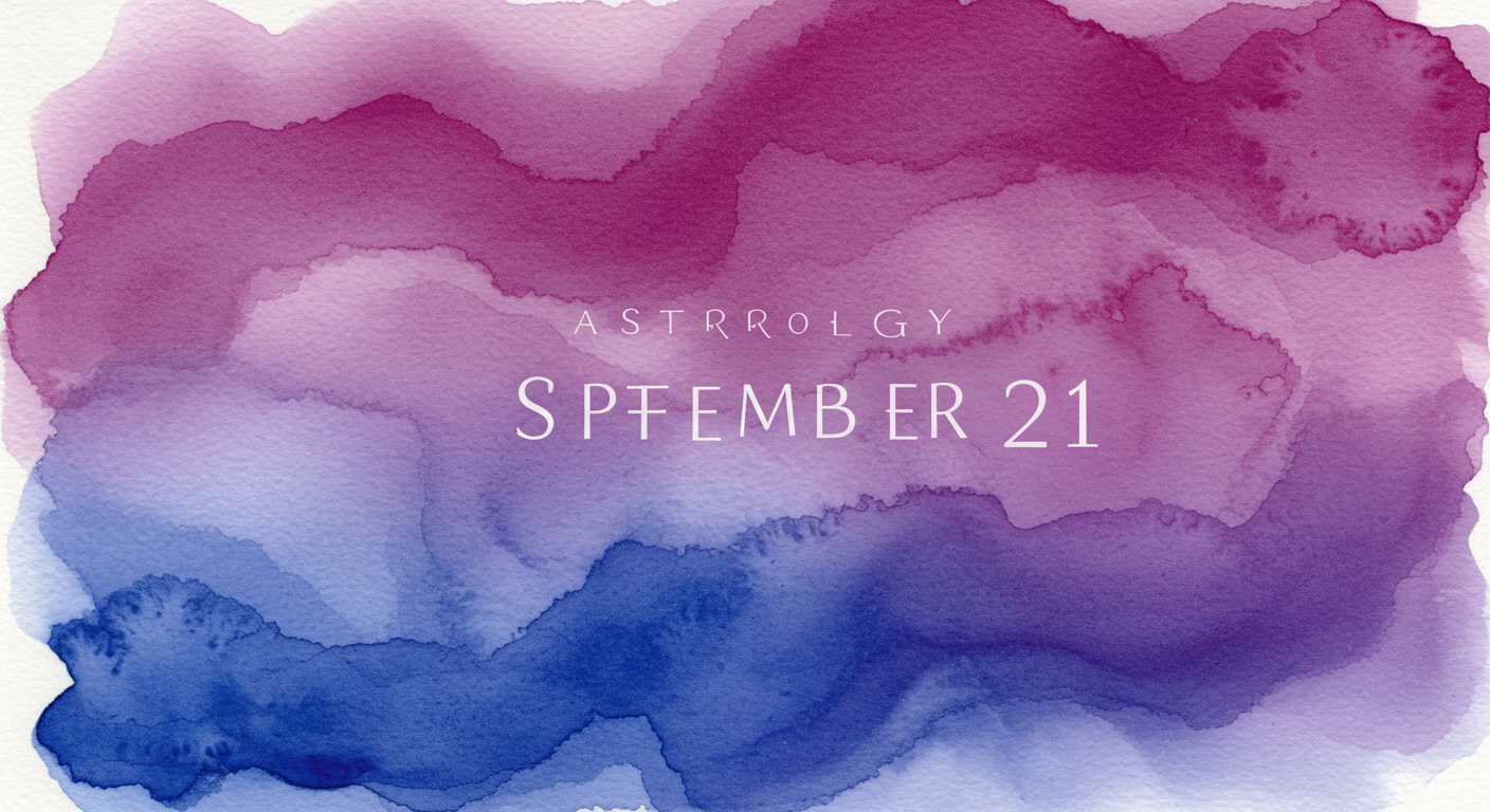 Astrology September 21: Cosmic Insights
