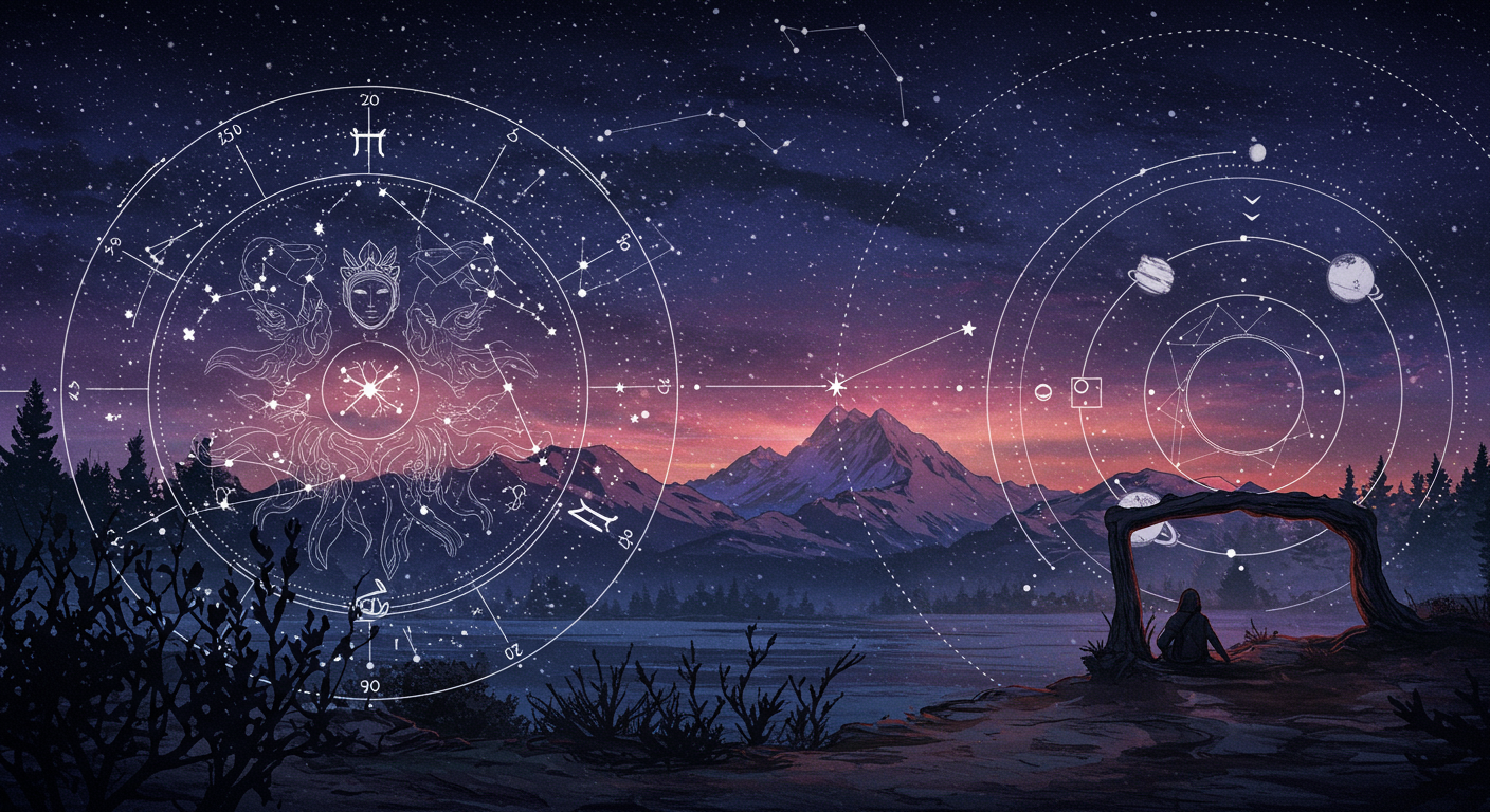 Astrology Sketches: Cosmic Insights