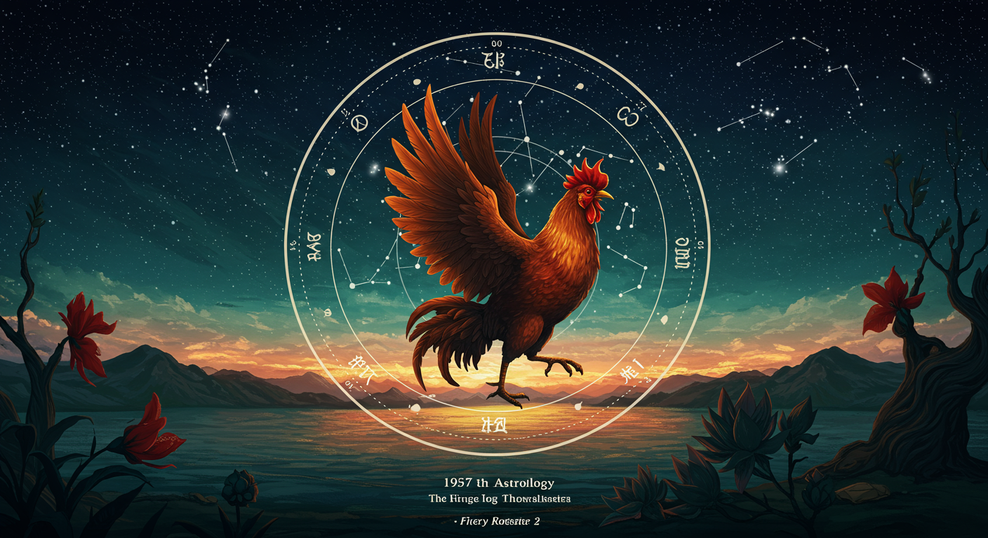 1957 Chinese Astrology: The Fiery Rooster
