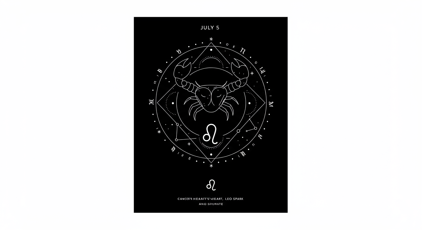 July 5: Cancer's Heart, Leo's Spark