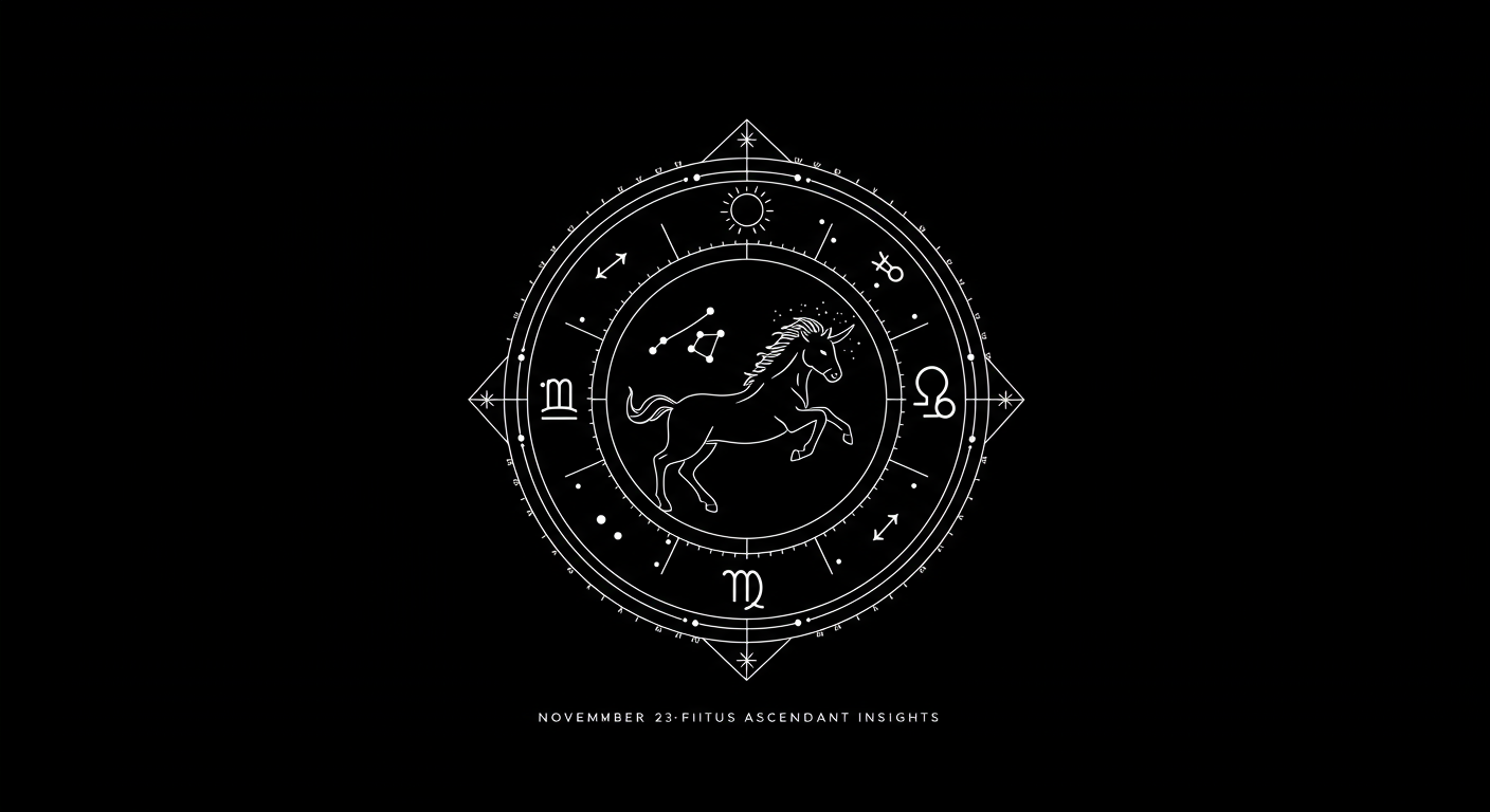 November 23: Sagittarius Ascendant Insights