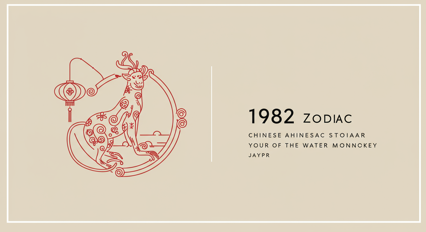 1982 Chinese Zodiac: Your Year of the Water Monkey