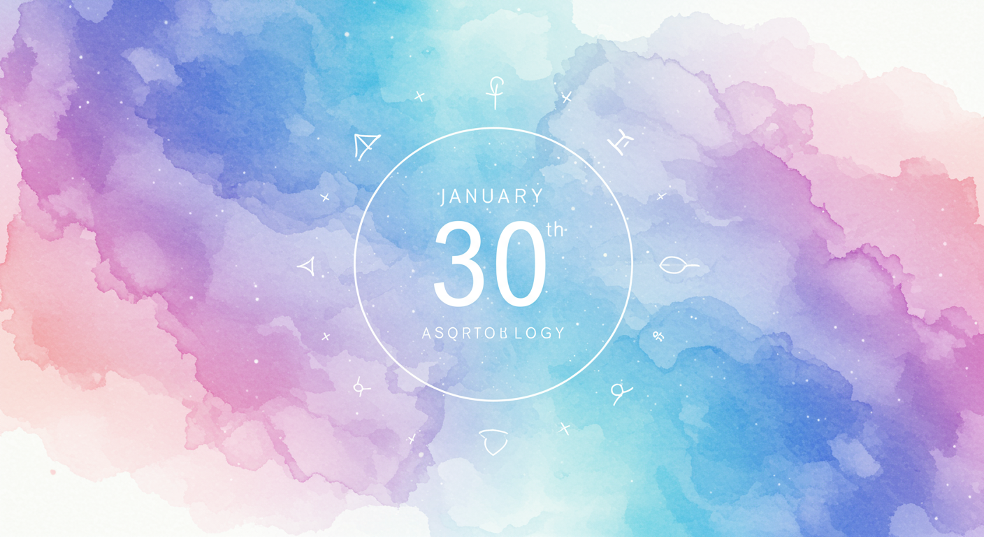 January 30th Astrology: Aquarius Insight