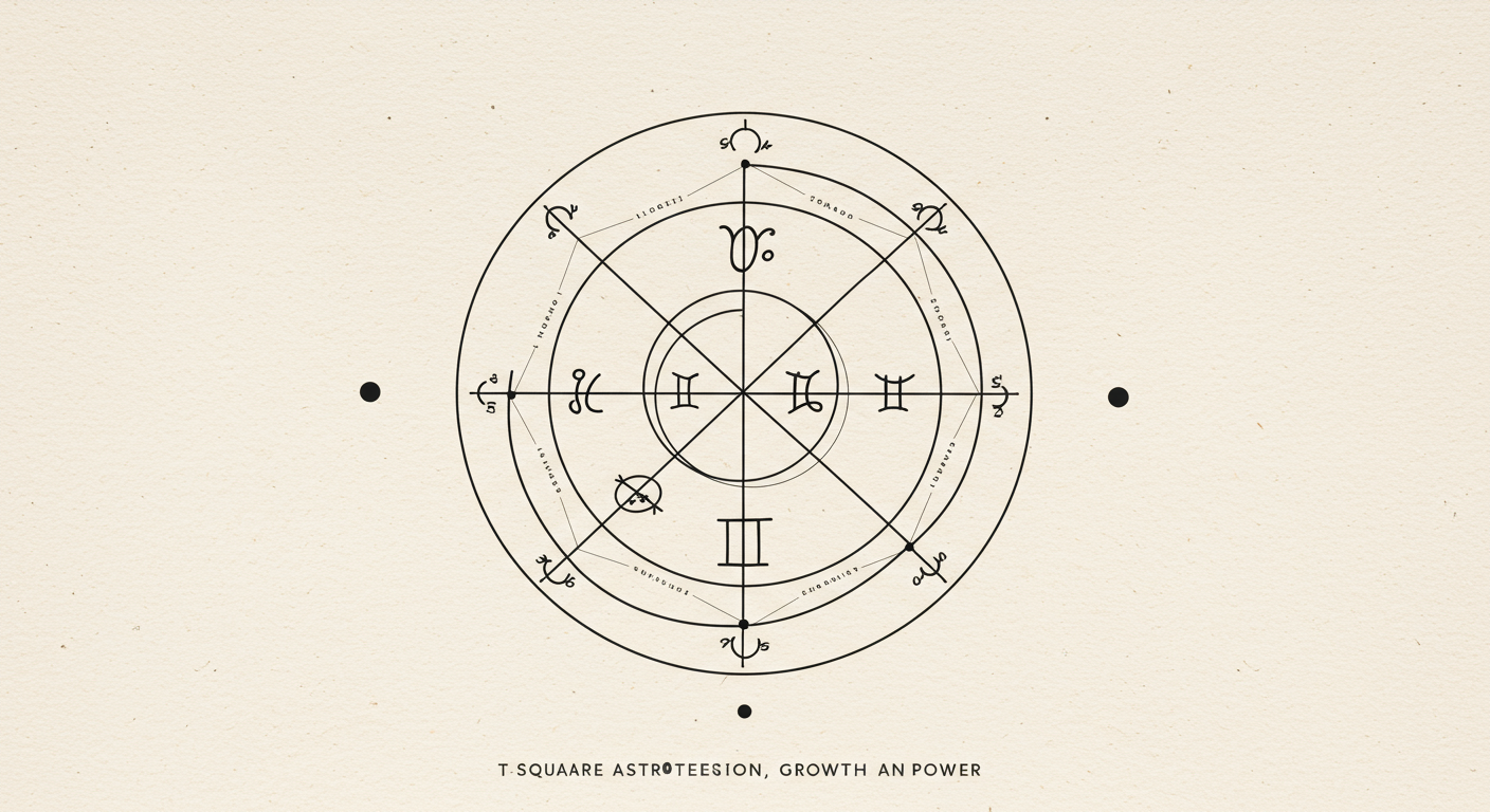 T-Square Astrology: Cosmic Tension, Growth, and Power