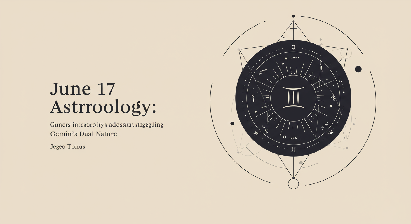 June 17 Astrology: Gemini's Dual Nature