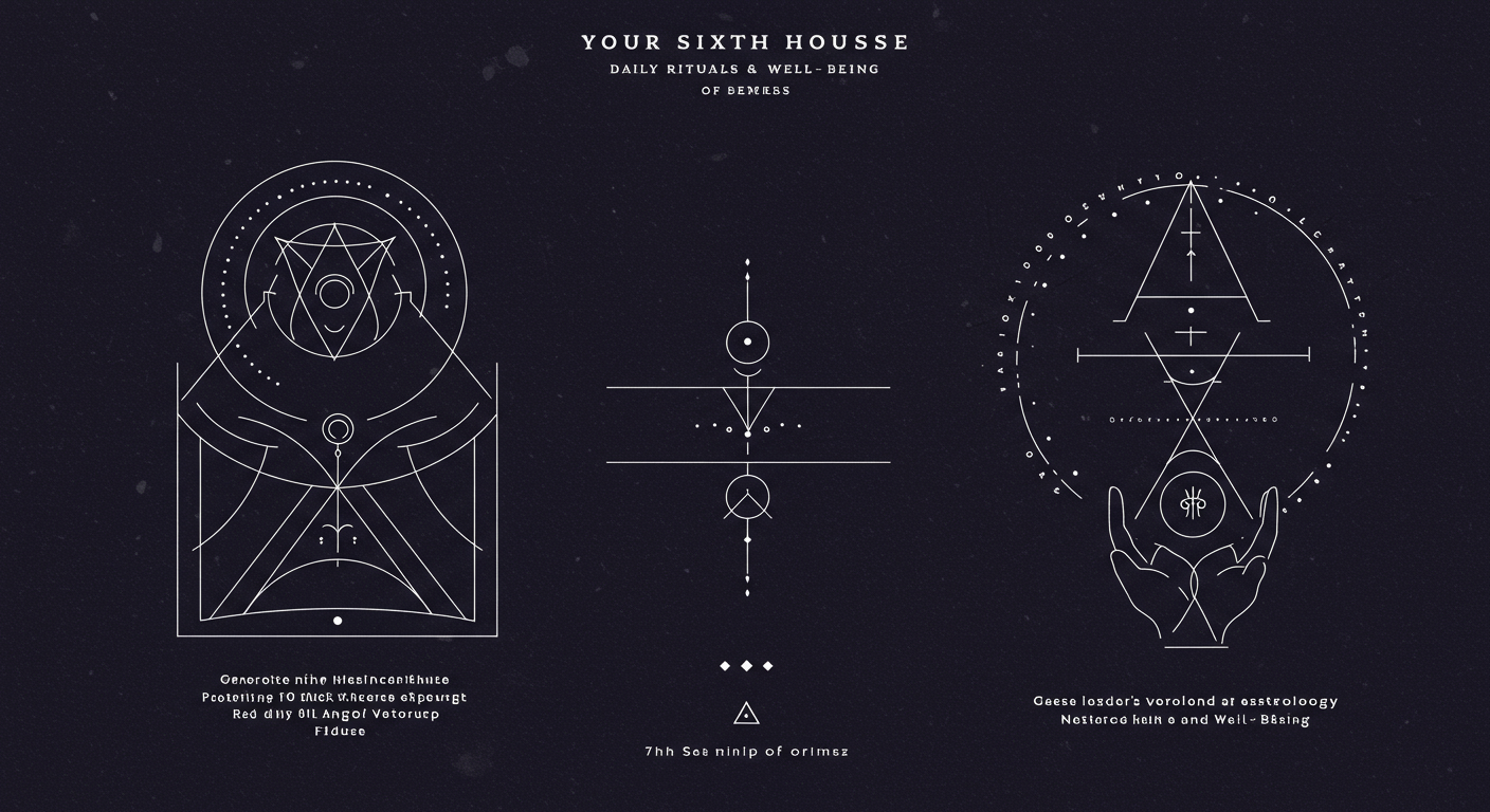 Your Sixth House: Daily Rituals & Well-being
