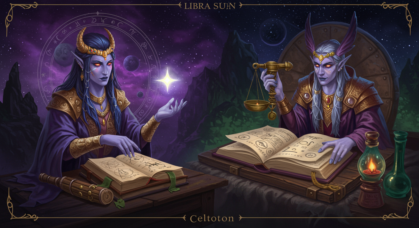 Libra Sun, Scorpio Moon: Celestial Harmony