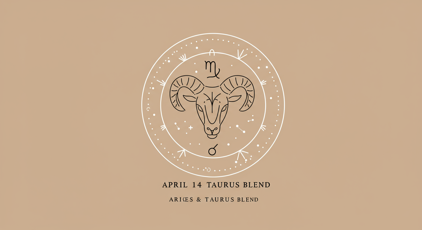 April 14 Zodiac: Aries & Taurus Blend