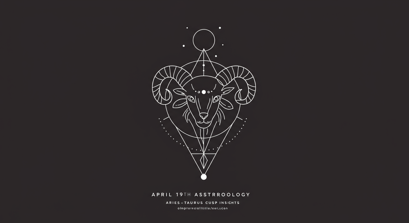 April 19th Astrology: Aries-Taurus Cusp Insights