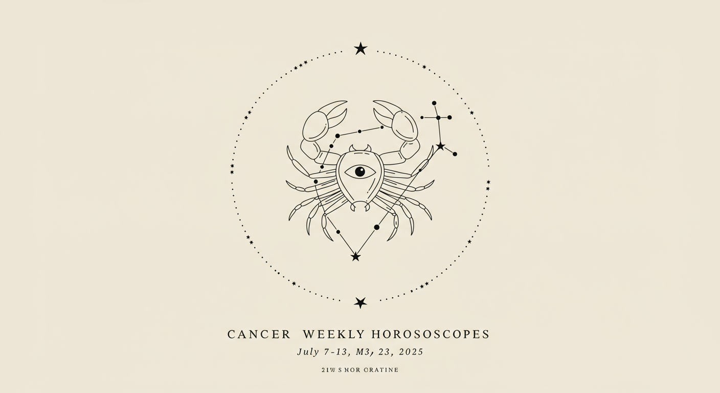 Cancer Weekly Horoscope: July 7-13, 2025