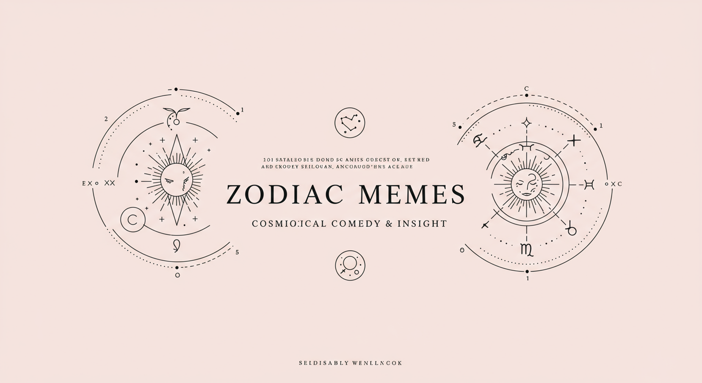 Zodiac Memes: Cosmic Comedy & Insight
