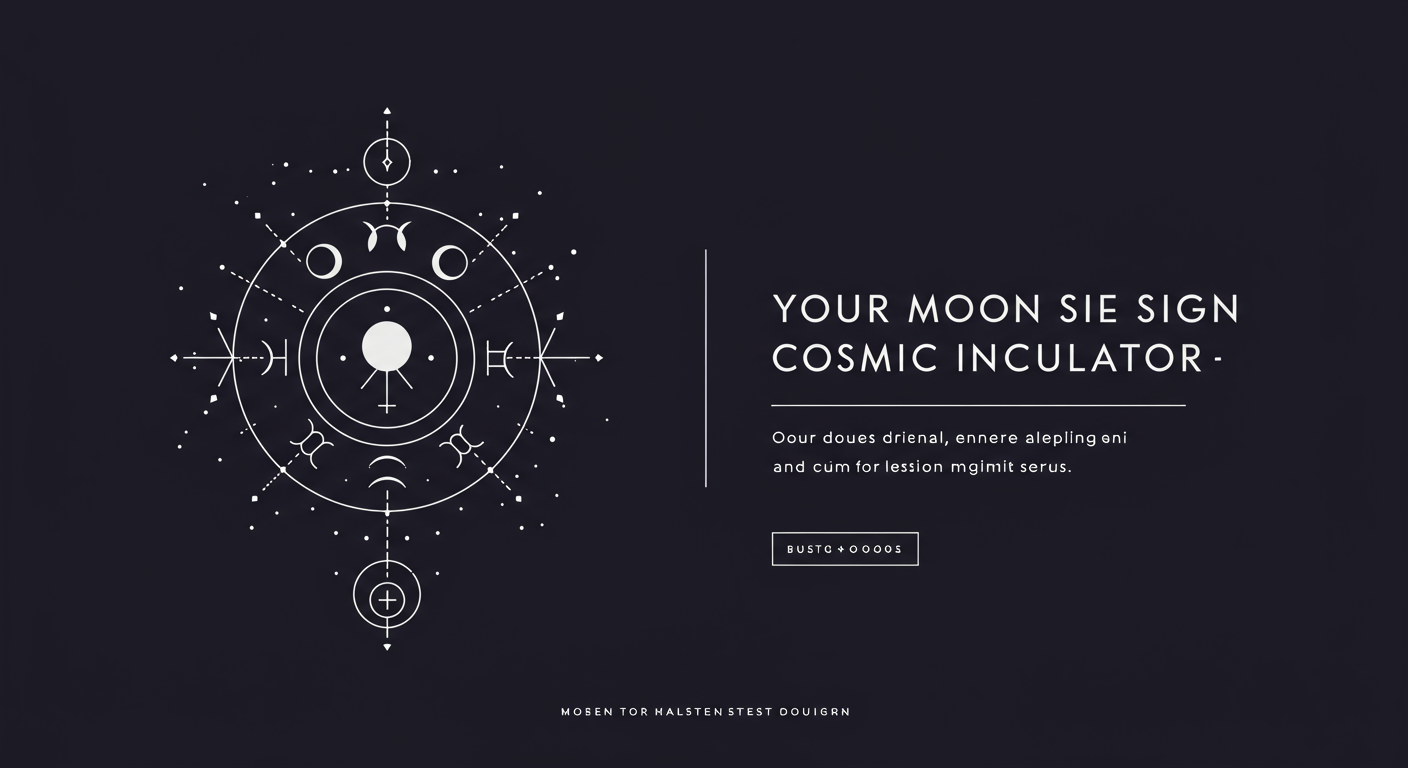 Your Moon Sign Calculator: Cosmic Insights