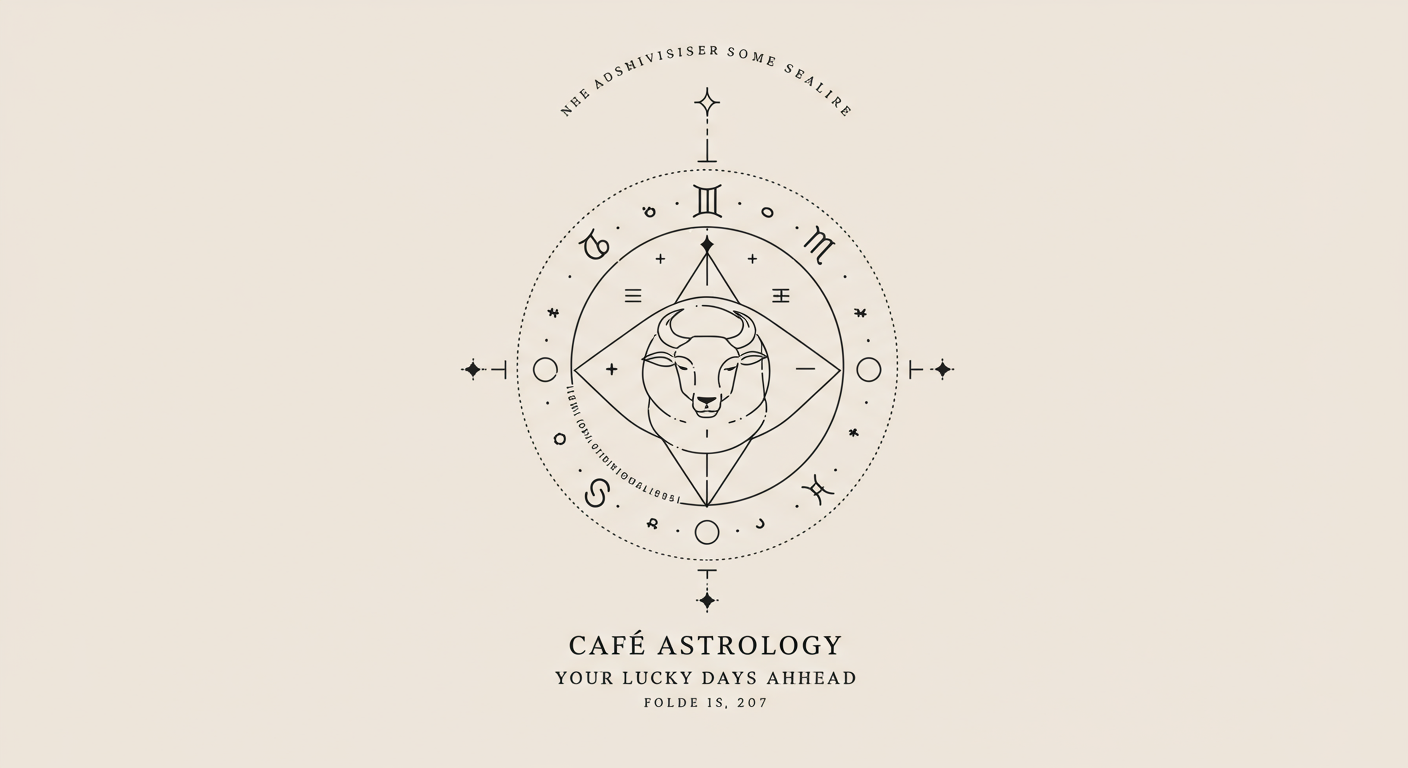 Cafe Astrology: Your Lucky Days Ahead