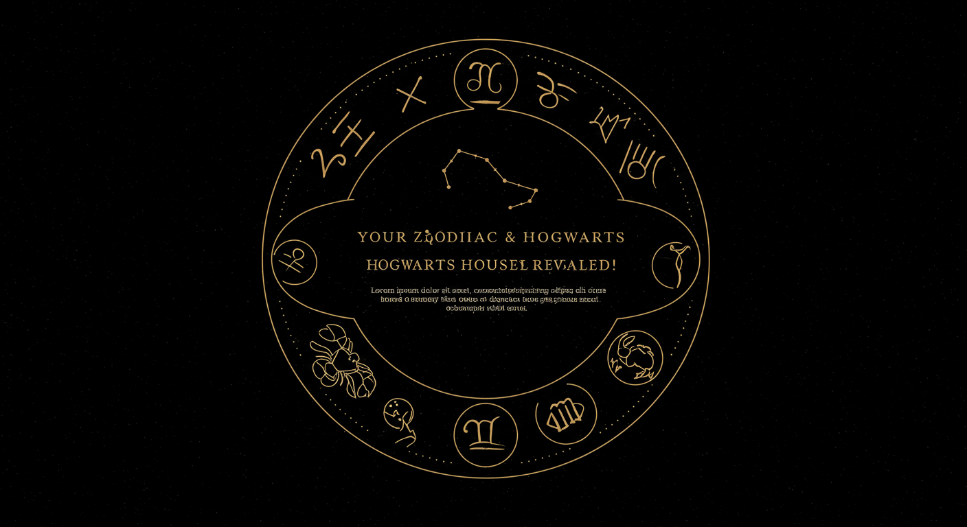 Your Zodiac & Hogwarts House Revealed!