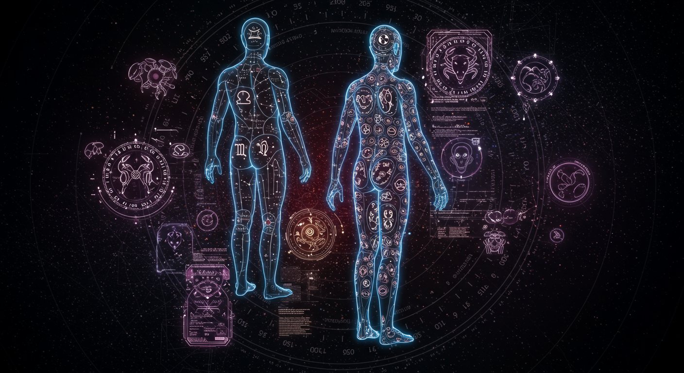 Your Zodiac Body Map Revealed