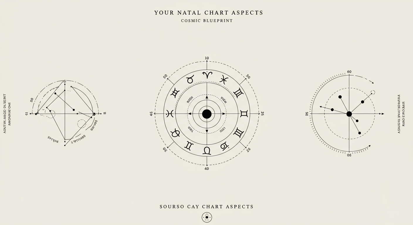 Your Natal Chart Aspects: Cosmic Blueprint