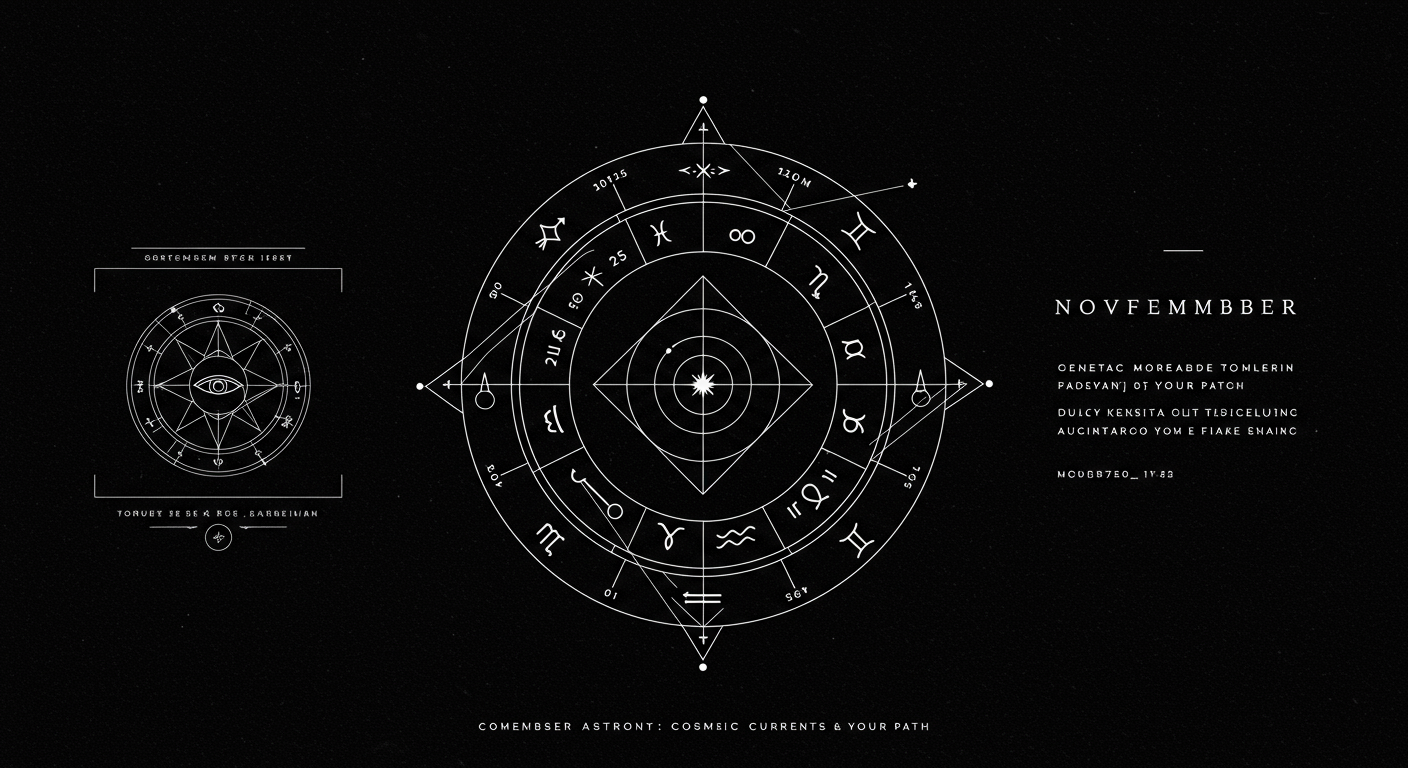 November Astrology: Cosmic Currents & Your Path