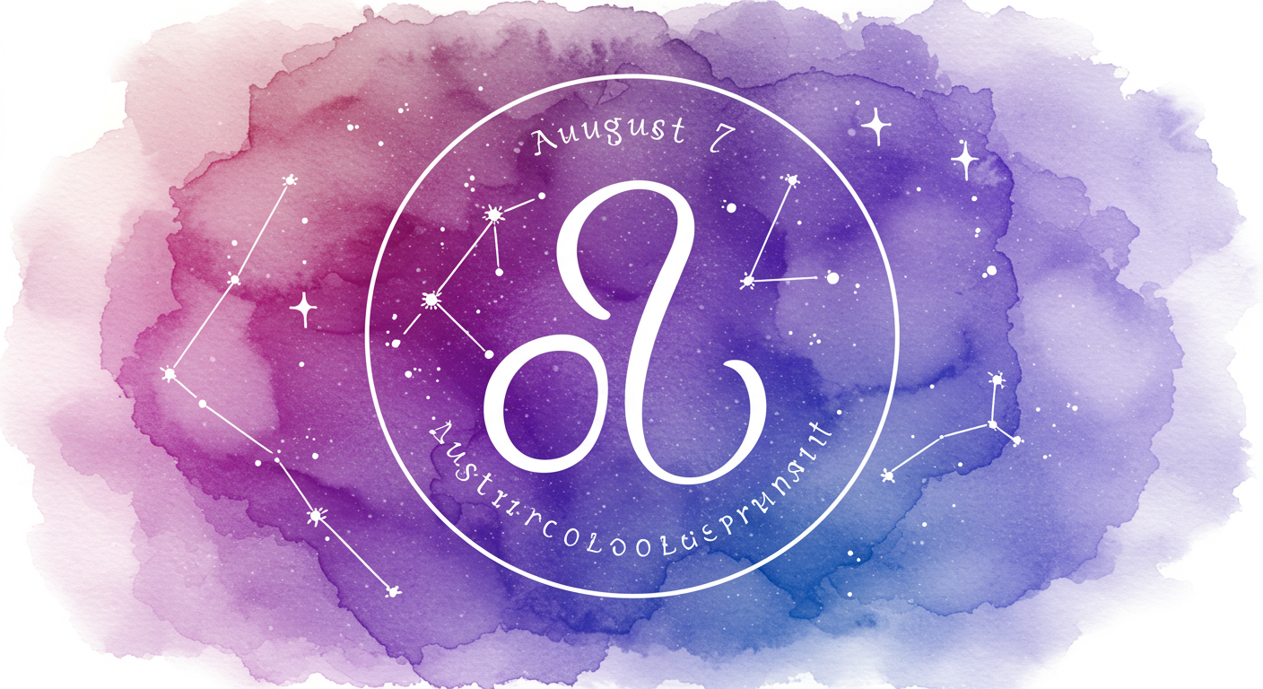 August 7 Leo: Your Cosmic Blueprint