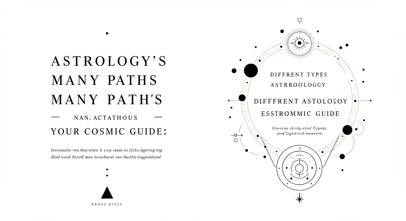 Astrology's Many Paths: Your Cosmic Guide