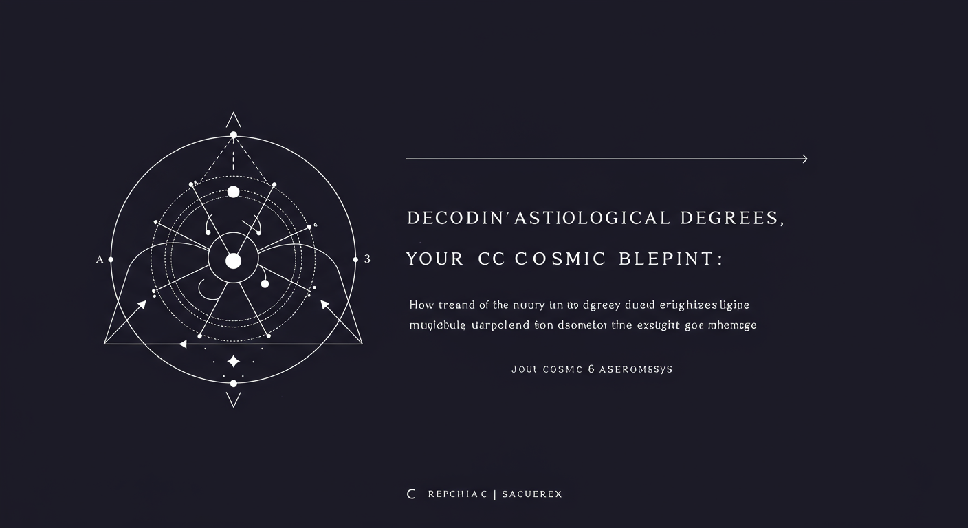 Decoding Astrological Degrees: Your Cosmic Blueprint