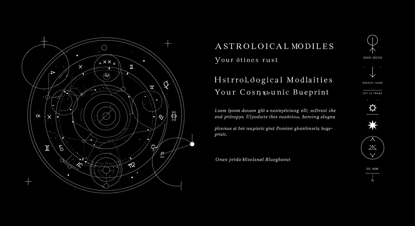 Astrological Modalities: Your Cosmic Blueprint