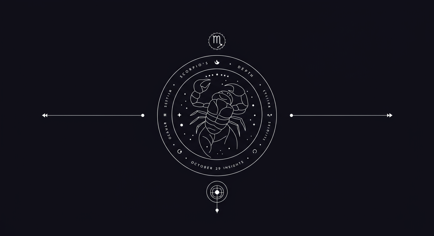 Scorpio's Depth: October 29 Insights