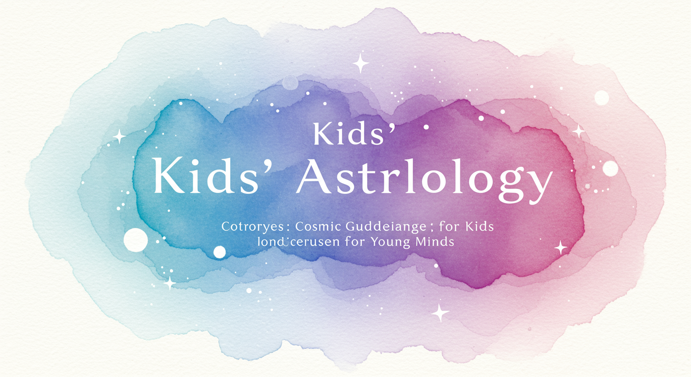 Kids' Astrology: Cosmic Guidance for Young Minds