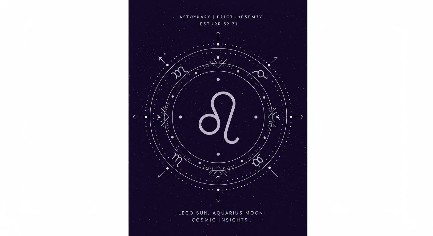 Leo Sun, Aquarius Moon: Cosmic Insights