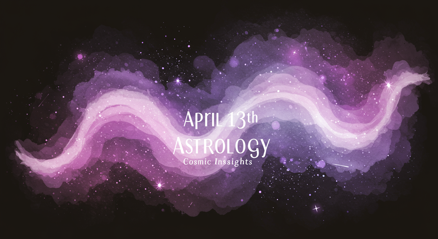 April 13th Astrology: Cosmic Insights