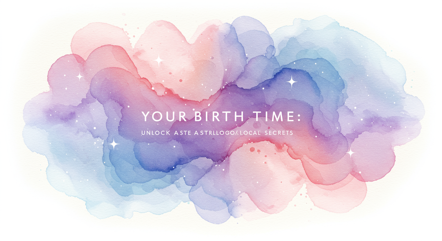 Your Birth Time: Unlock Astrological Secrets