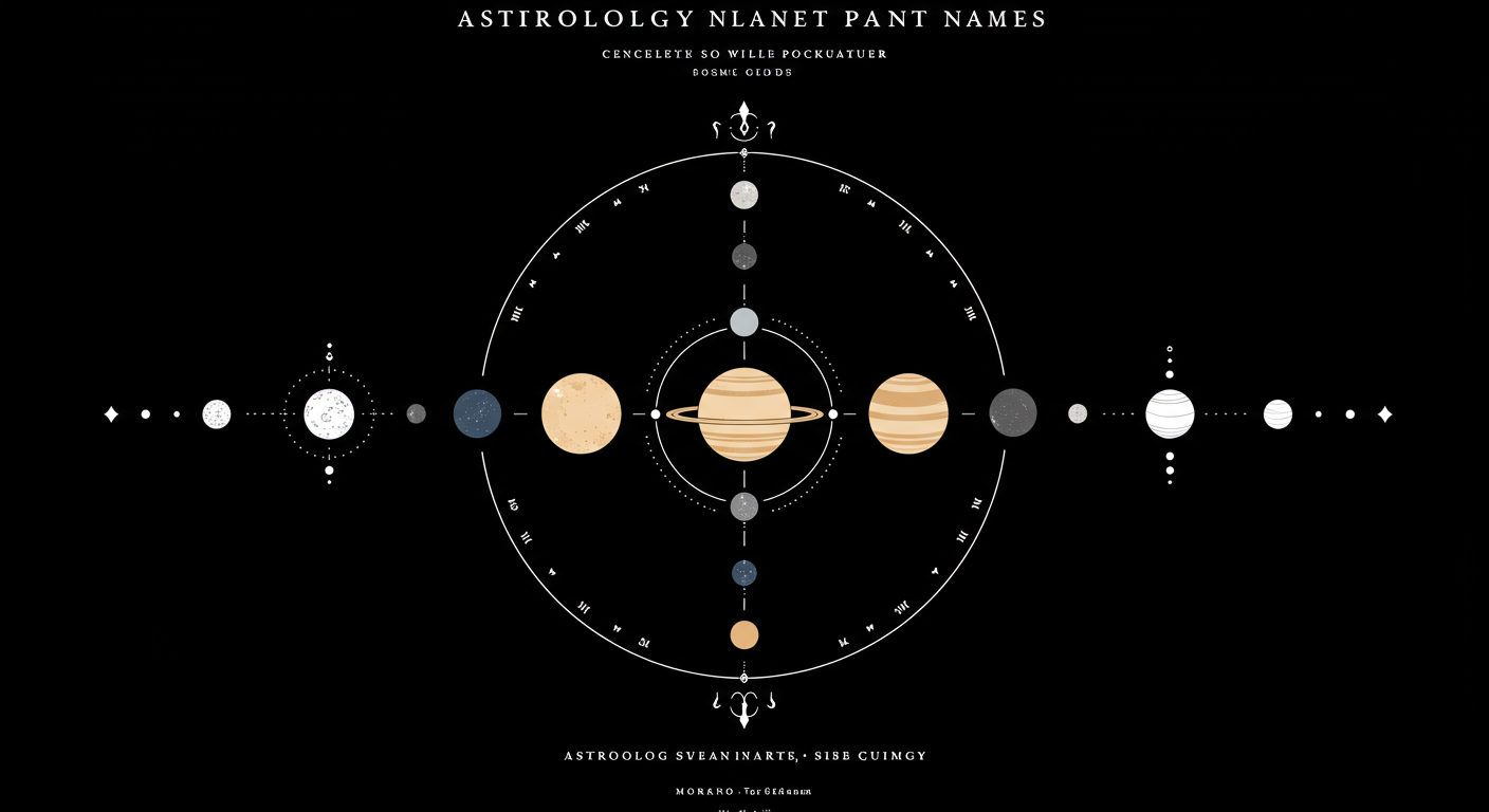 Astrology Planet Names: Cosmic Guides