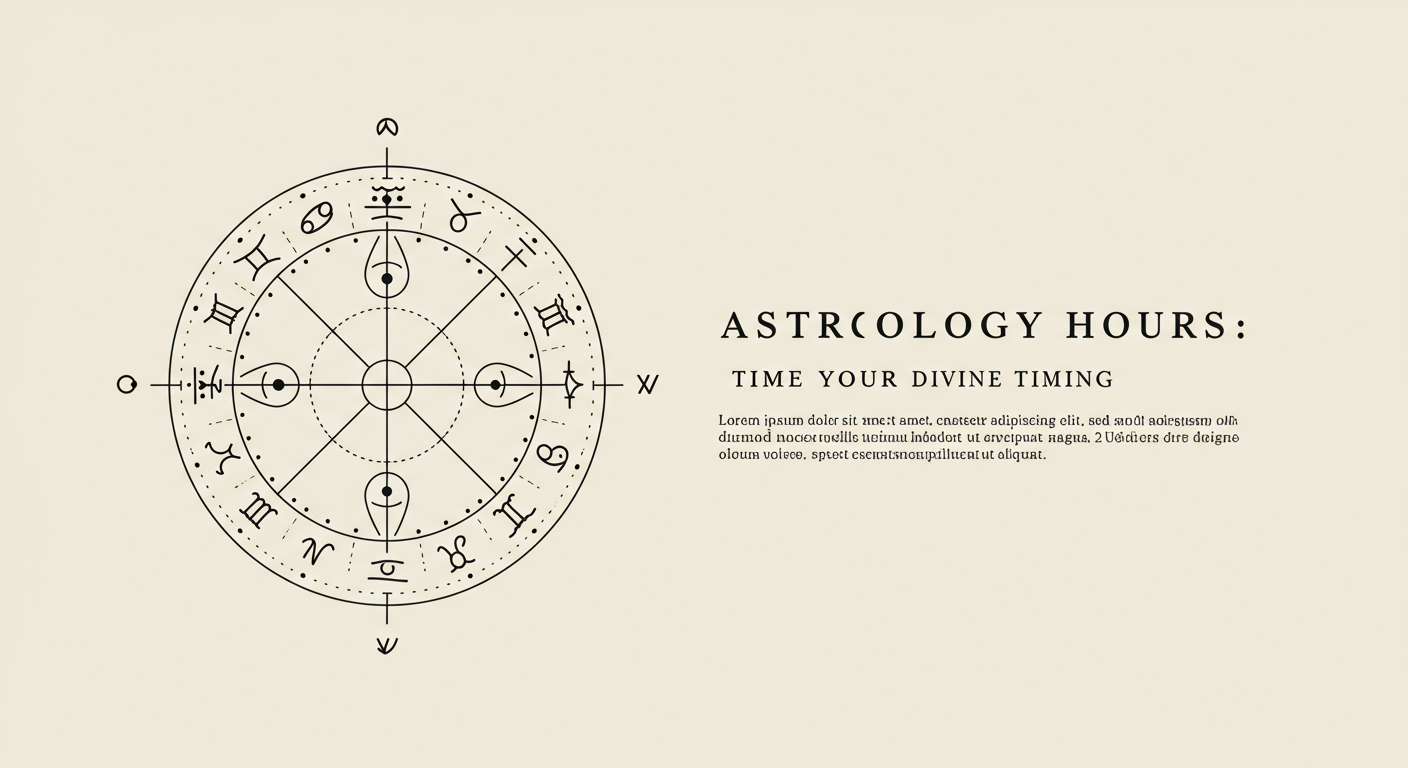 Astrology Hours: Time Your Divine Timing