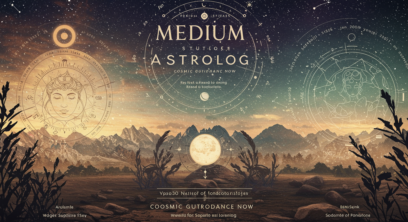 Medium Astrology: Cosmic Guidance Now