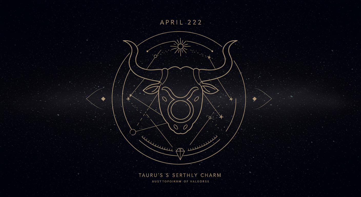 April 22: Taurus's Earthly Charm