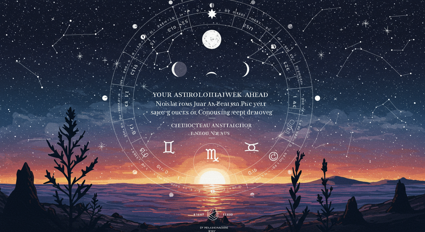 Your Astrological Week Ahead: Cosmic Guidance