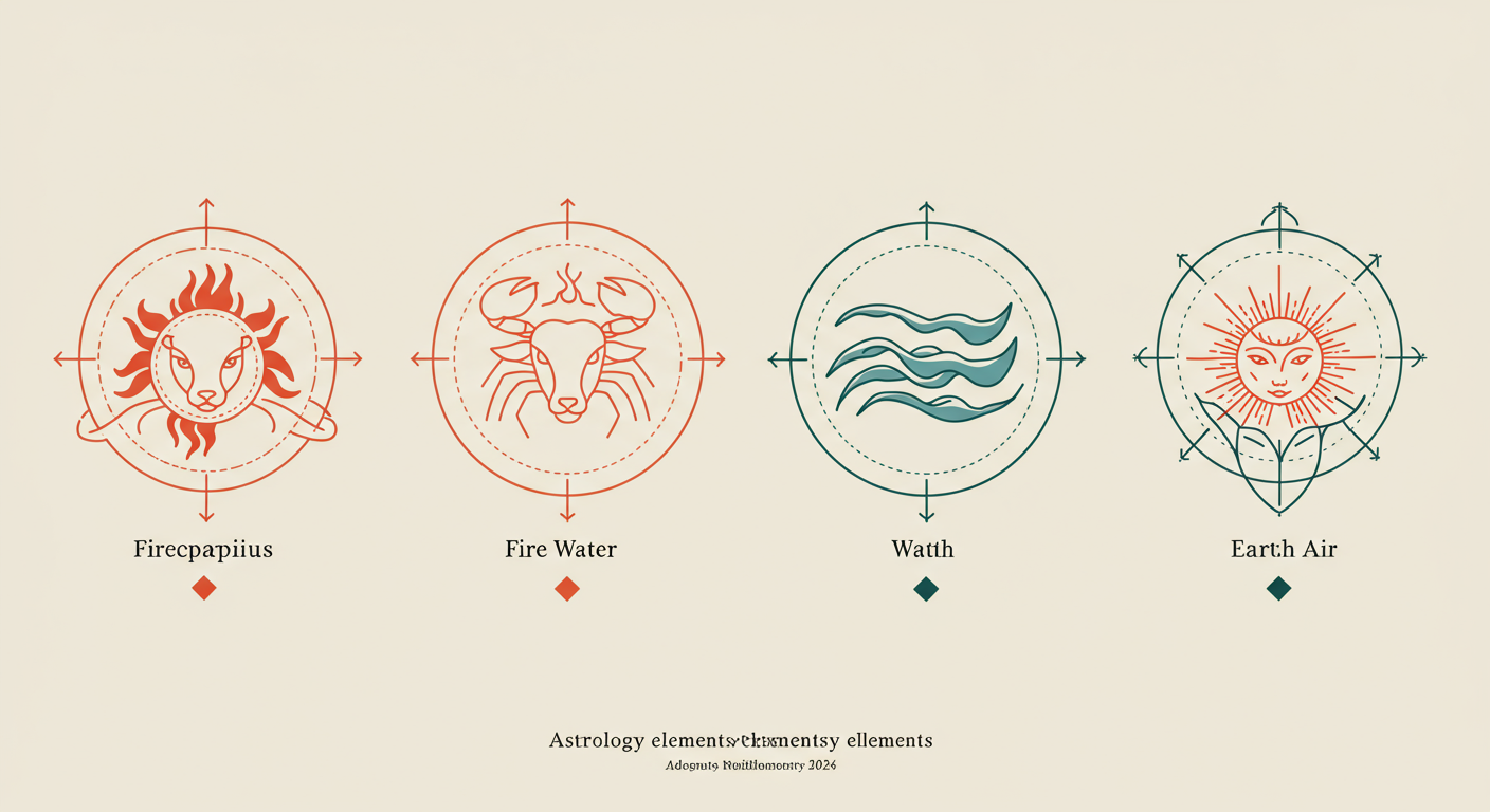 Astrology Elements: Fire, Water, Earth, Air