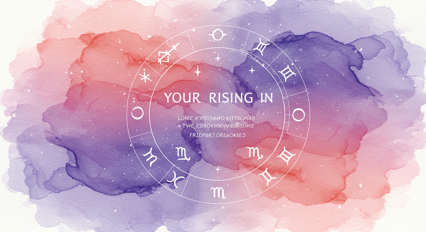 Your Rising Sign: The Cosmic Welcome