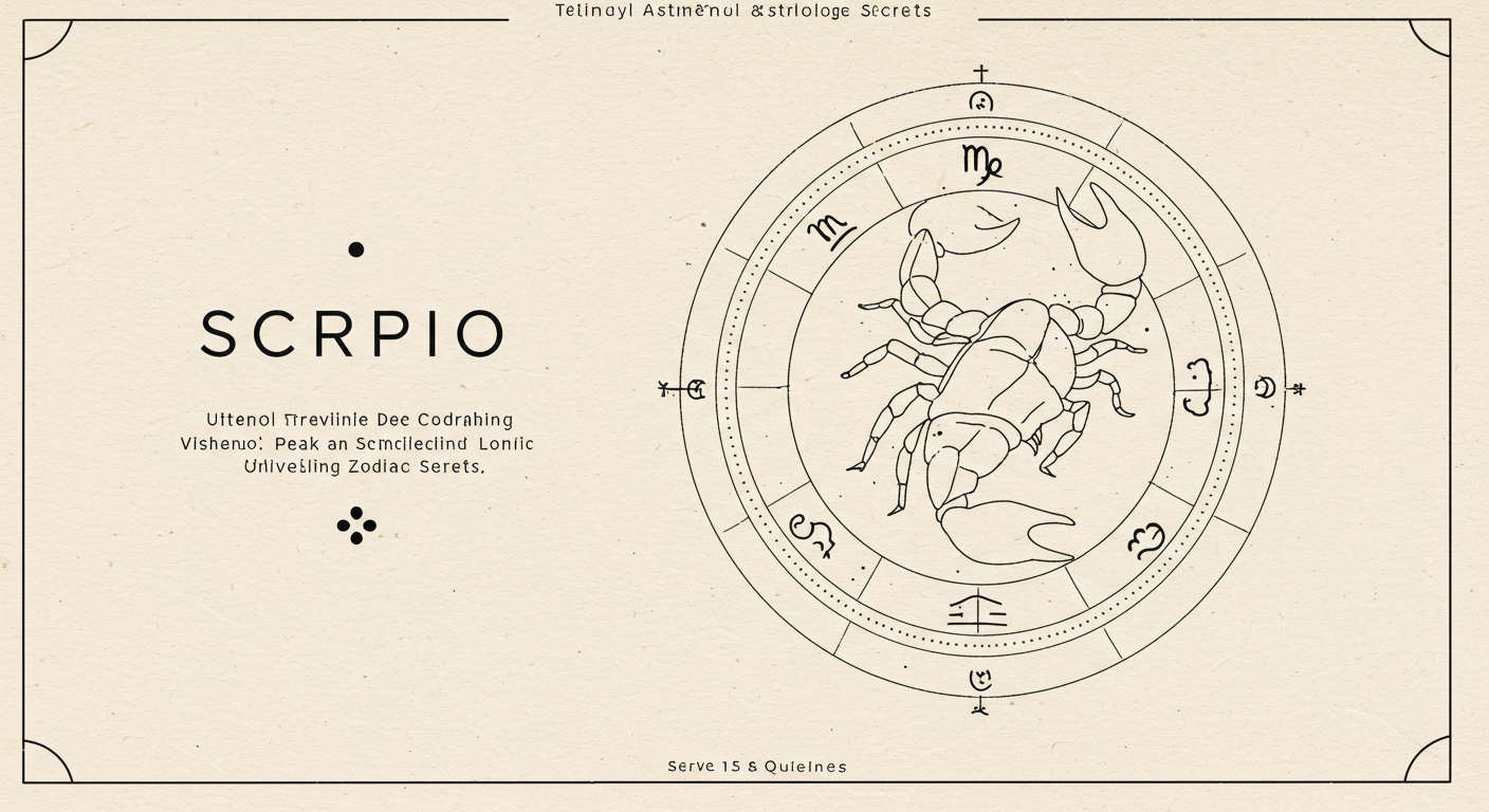 Scorpio: Unveiling Deep Zodiac Secrets