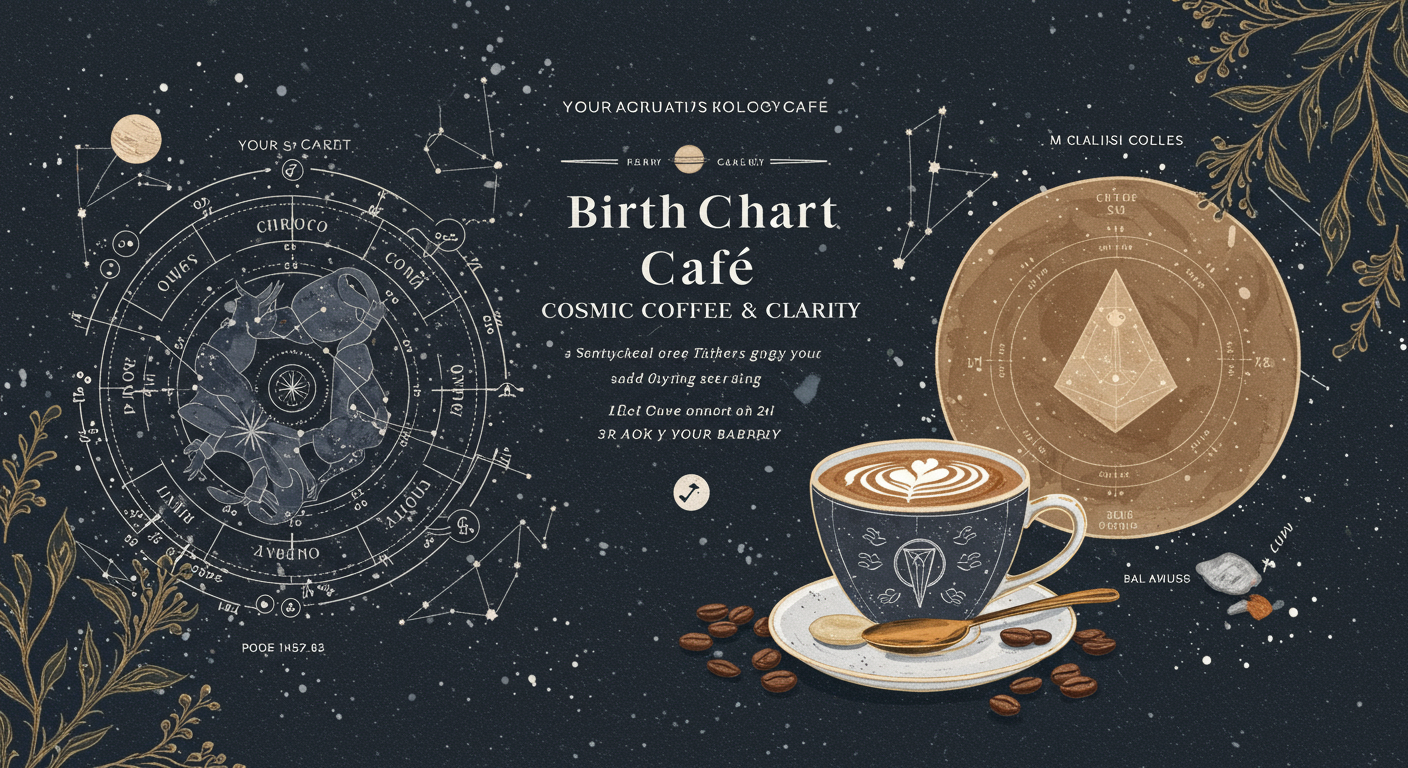 Your Birth Chart Cafe: Cosmic Coffee & Clarity