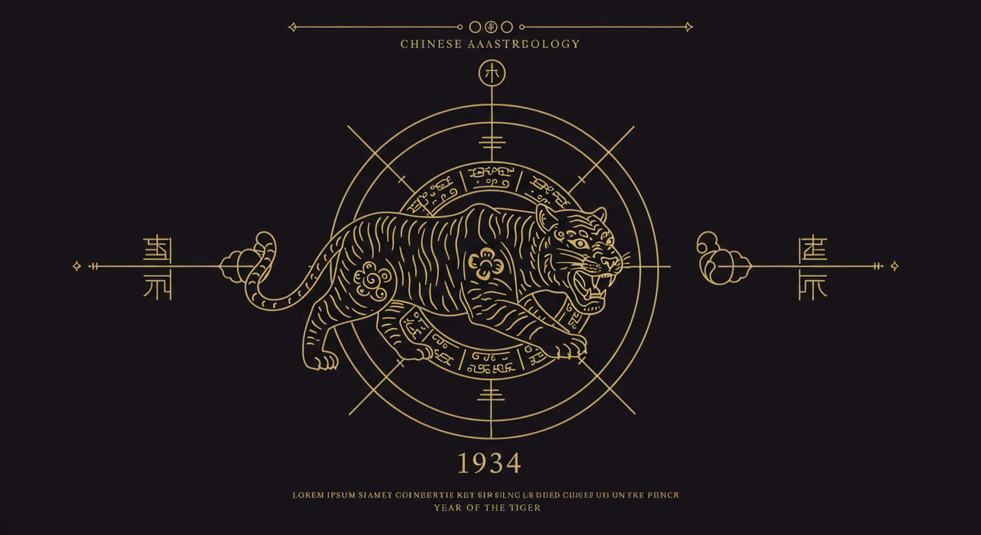 1934 Chinese Astrology: Year of the Tiger