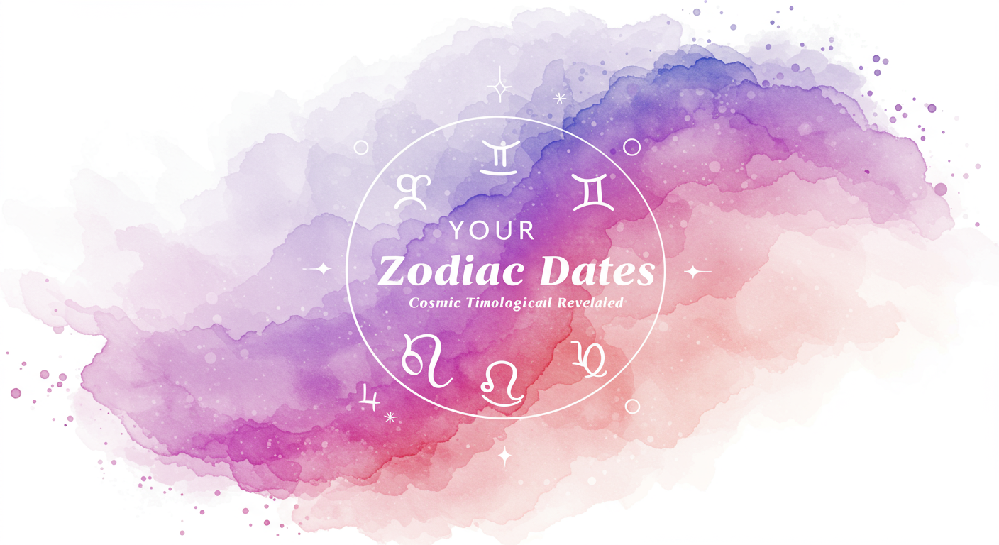 Your Zodiac Dates: Cosmic Timing Revealed