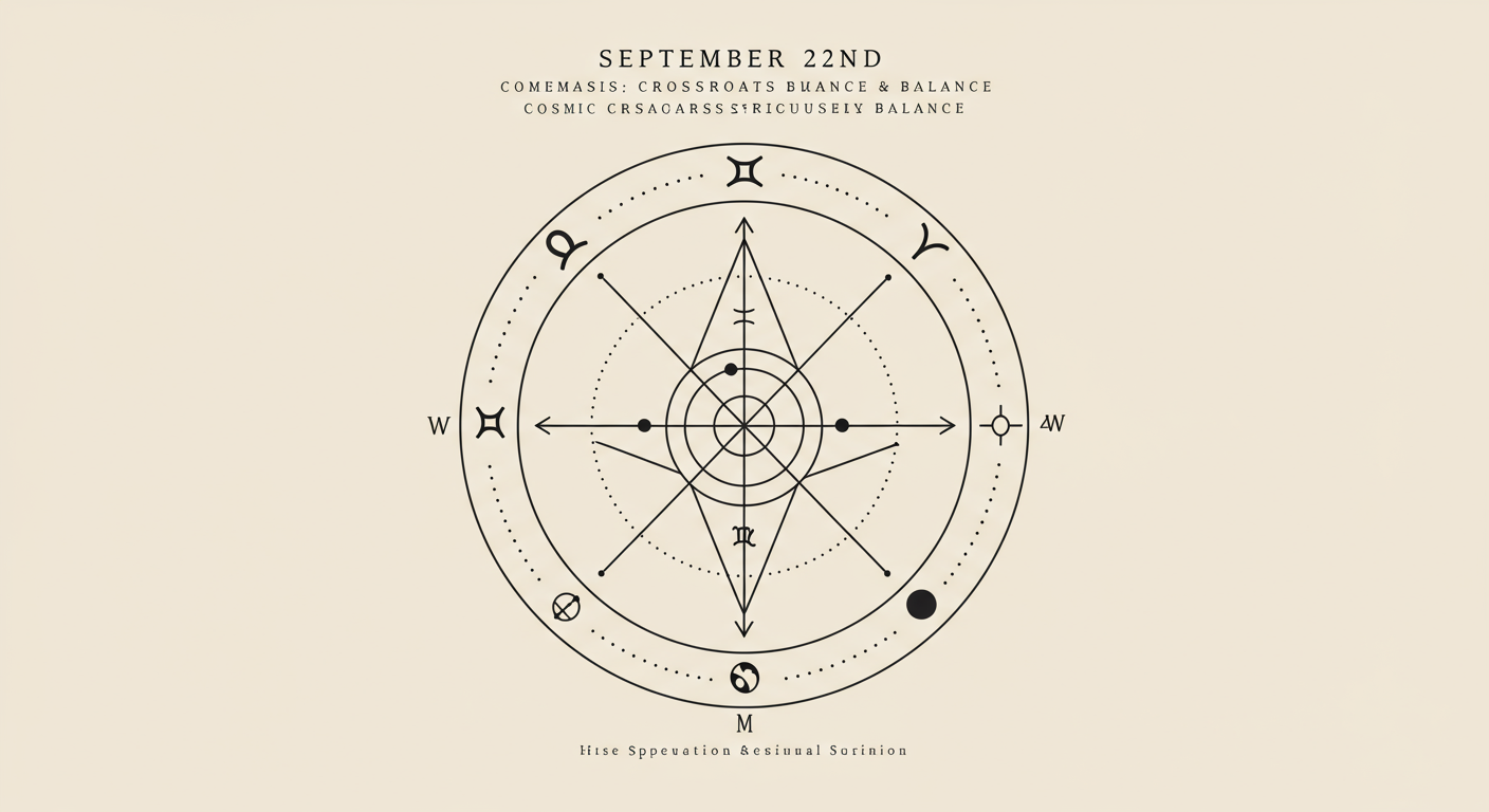 September 22nd: Cosmic Crossroads & Balance