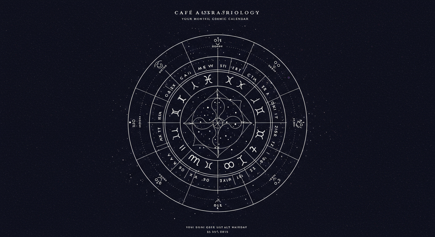 Cafe Astrology: Your 2025 Cosmic Calendar