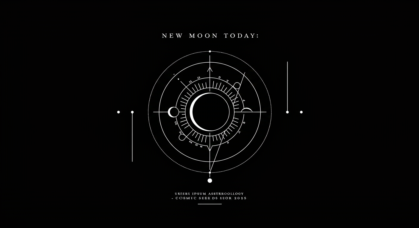 New Moon Today: Cosmic Seeds for 2025
