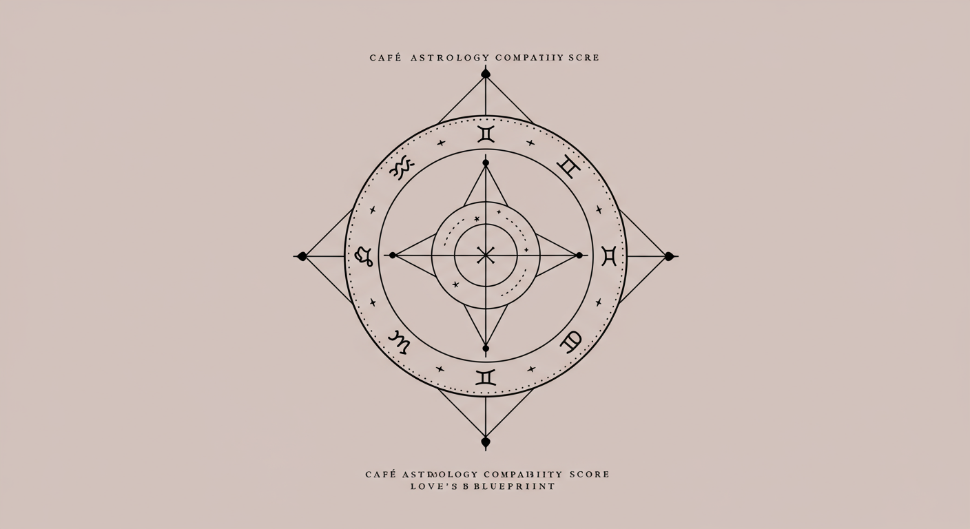 Cafe Astrology Compatibility Score: Love's Blueprint
