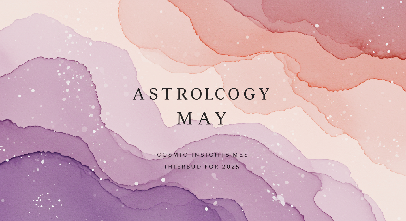 Astrology May: Cosmic Insights for 2025