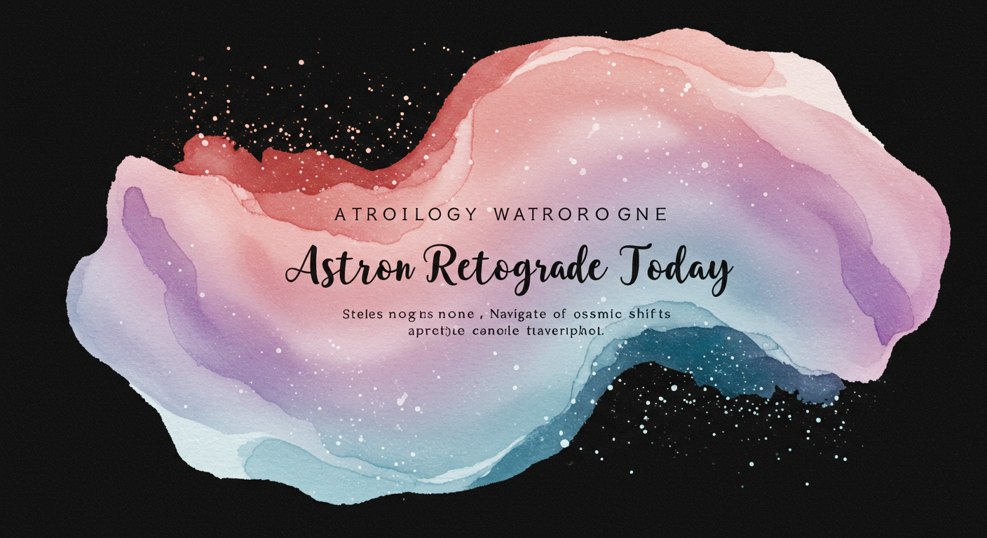 Astrology Retrograde Today: Navigate Cosmic Shifts