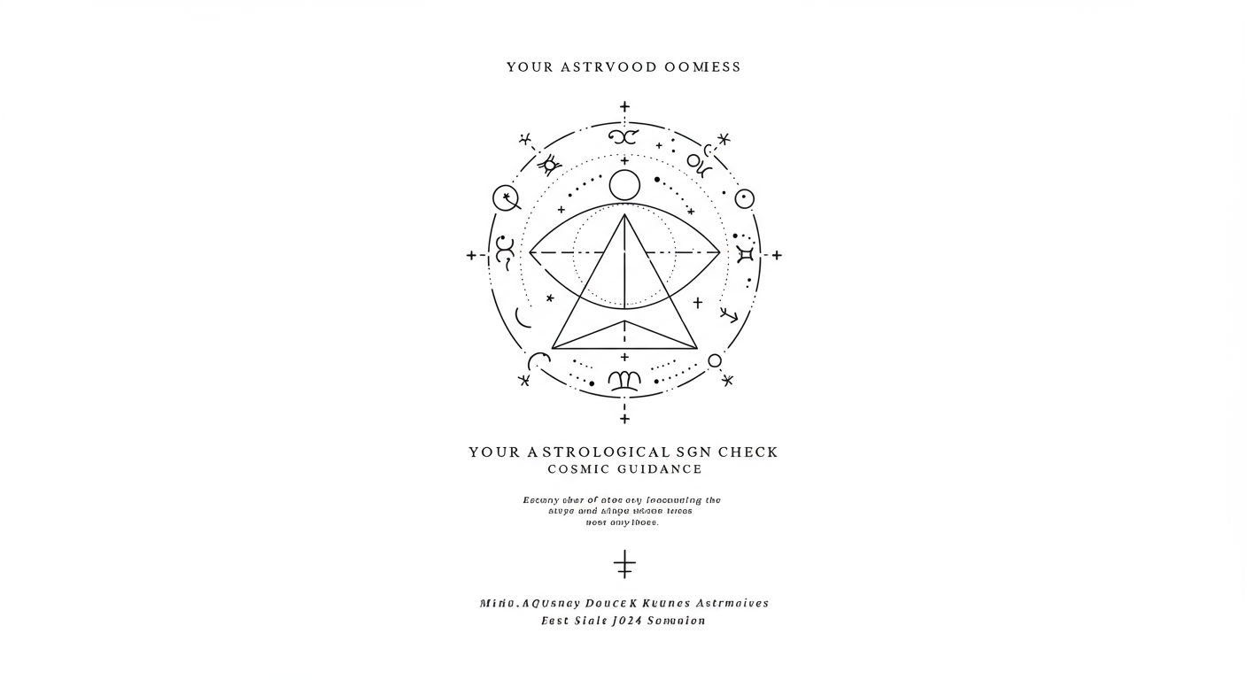 Your Astrological Sign Check: Cosmic Guidance