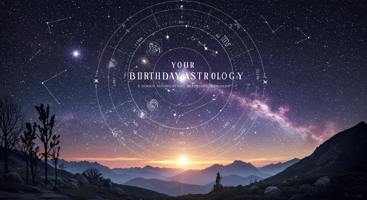 Your Birthday Astrology: Cosmic Blueprint Revealed